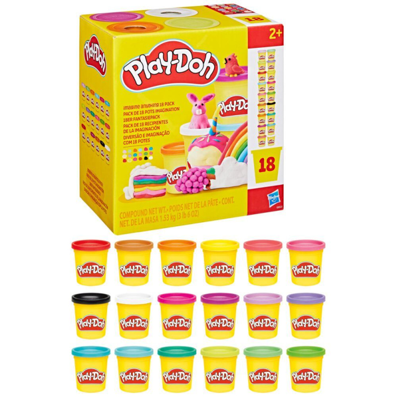 Play-Doh velká sada 18 kelímků