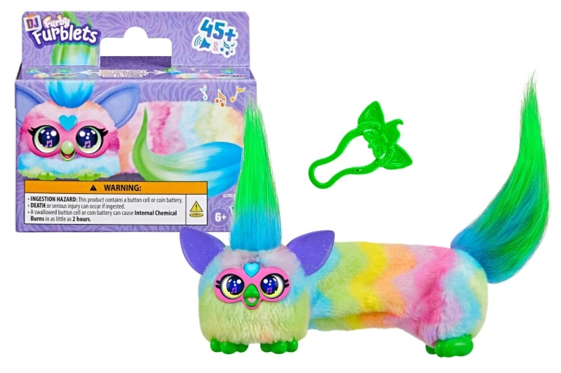 Furby DJ Furblet Can Dee Swirl plyšová interaktivní hračka