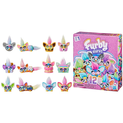 Furby minifigurky – velké balení 12 ks