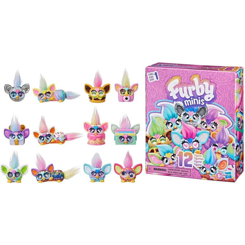 Furby minifigurky – velké balení 12 ks