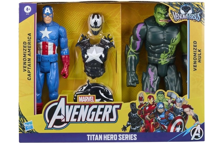 Marvel Avengers Titan akční figurka Kapitán Amerika nebo Hulk - 1 kus