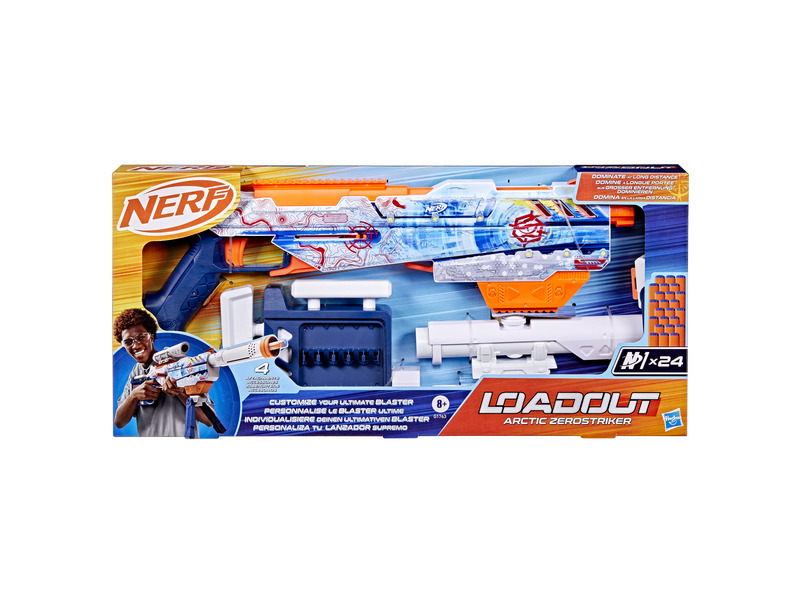 Hasbro Nerf Loadout Arctic zerostriker blaster