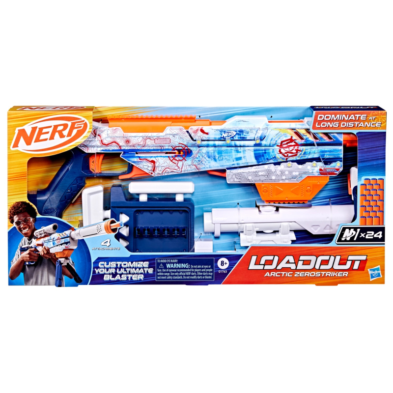 Hasbro Nerf Loadout Arctic zerostriker blaster