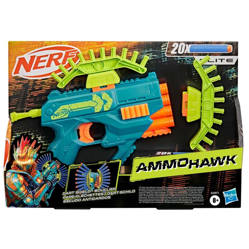 Hasbro Nerf rebel ops ammohawk blaster s 20 šipkami