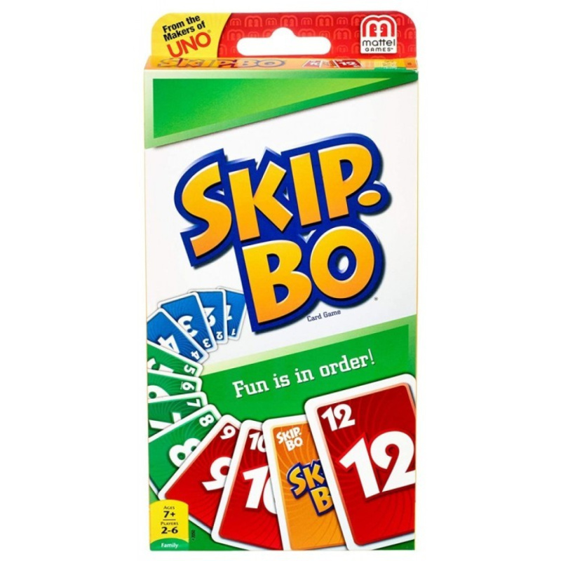 Mattel skip-bo karetní hra, 52370