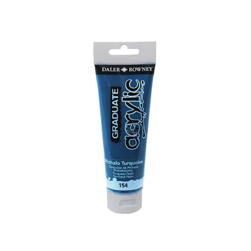 Graduate akrylová barva 120 ml - Tyrkysová