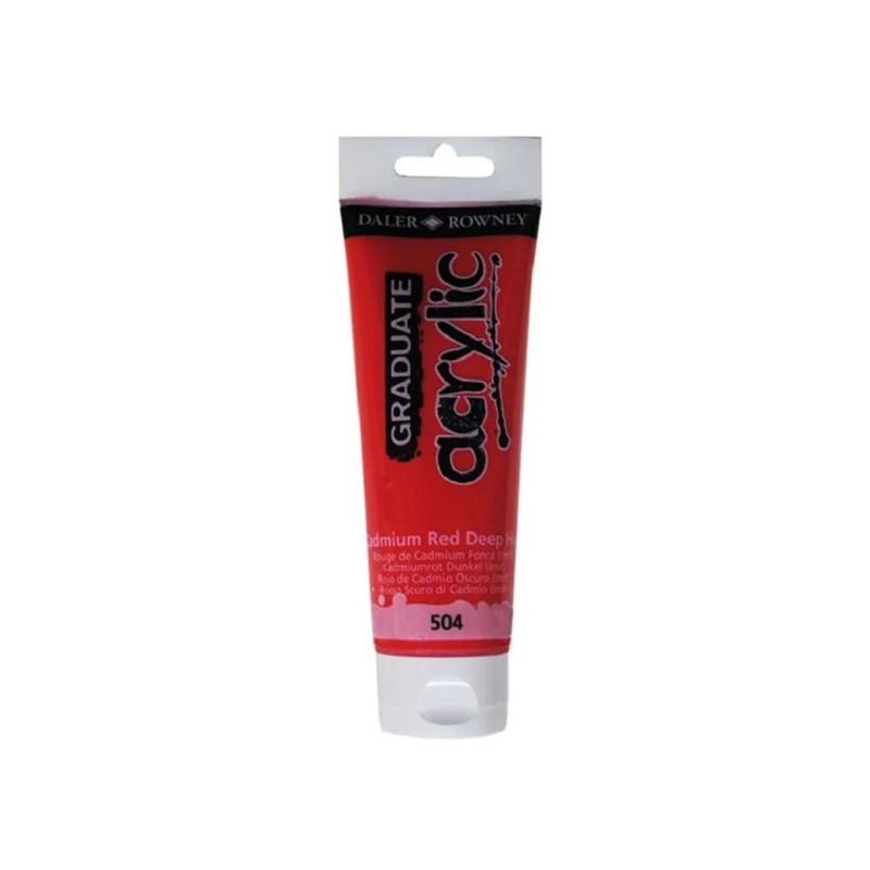 Graduate akrylová barva 120 ml - Kadmium červené tmavé