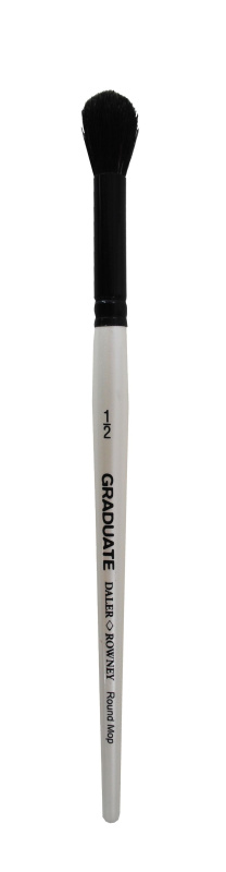 Graduate štětec černý kozí vlas "Oval Wash", vel. 1/2"