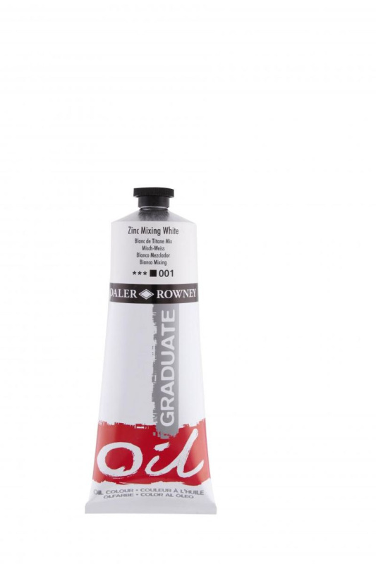 Olejová barva Daler-Rowney, 200 ml - běloba zinková