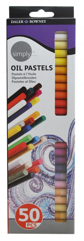 Sada olejových pastelů SIMPLY 50 ks