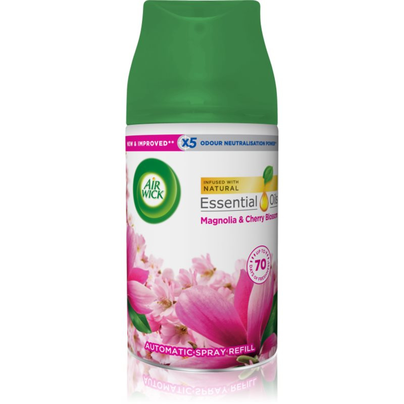 Airwick Osvěžovač vzduchu - Fresh Matic, náplň magnolia a třešeň
