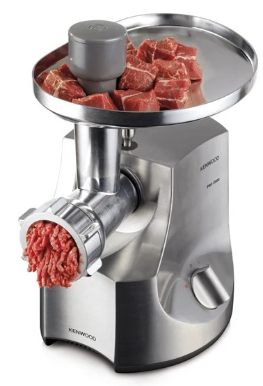 Mlýnek na maso Kenwood MG 700 / 2000 W / 3 kg/min. / zpětný chod / nerezová ocel Varianta: ivi1