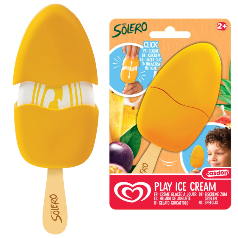 Casdon Solero Exotic (Algida) – realistický zmrzlinový nanuk pro děti
