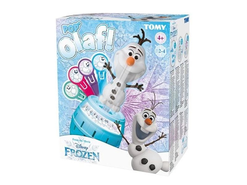 TOMY Frozen pop up Olaf – společenská hra pro děti