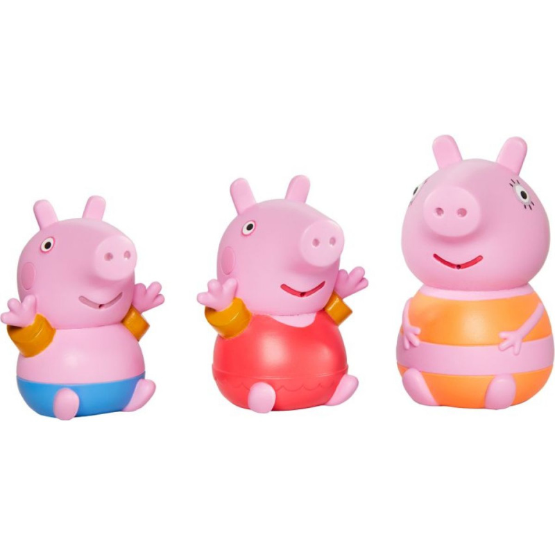 Toomies Prasátko Peppa Pig, maminka a Tom Stříkající hračky do vody