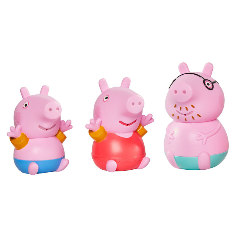 Toomies Prasátko Peppa Pig, tatínek a Tom stříkající hračky do vody