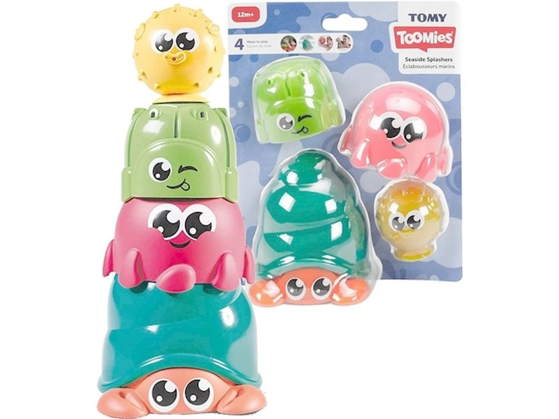 Toomies Mořská zvířátka – koupací sada 4 ks