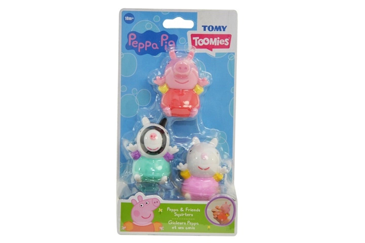 Tommies Prasátko Peppa Pig s kamarády Stříkající hračky do vody