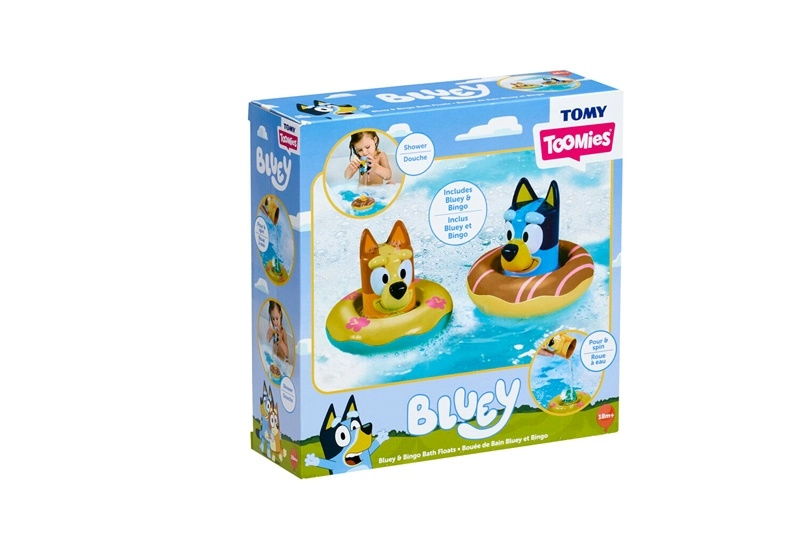 Plovoucí hračky do koupele Bluey - 2 kusy