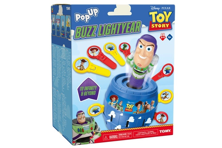 Hra pop up Toy Story s Buzzem Rakeťákem Tomy