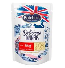 Butcher’s Cat Class.Delic.Dinn. hovězí kapsa  100g