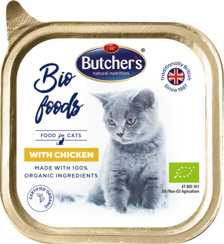 Butcher’s Cat Bio s kuřecím vanička 85g