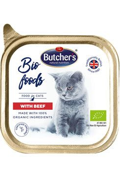 Butcher’s Cat Bio s hovězím vanička  85g
