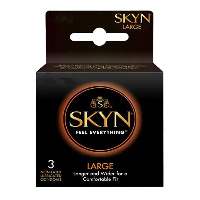 SKYN Large – XL bezlatexové kondomy (3 ks)