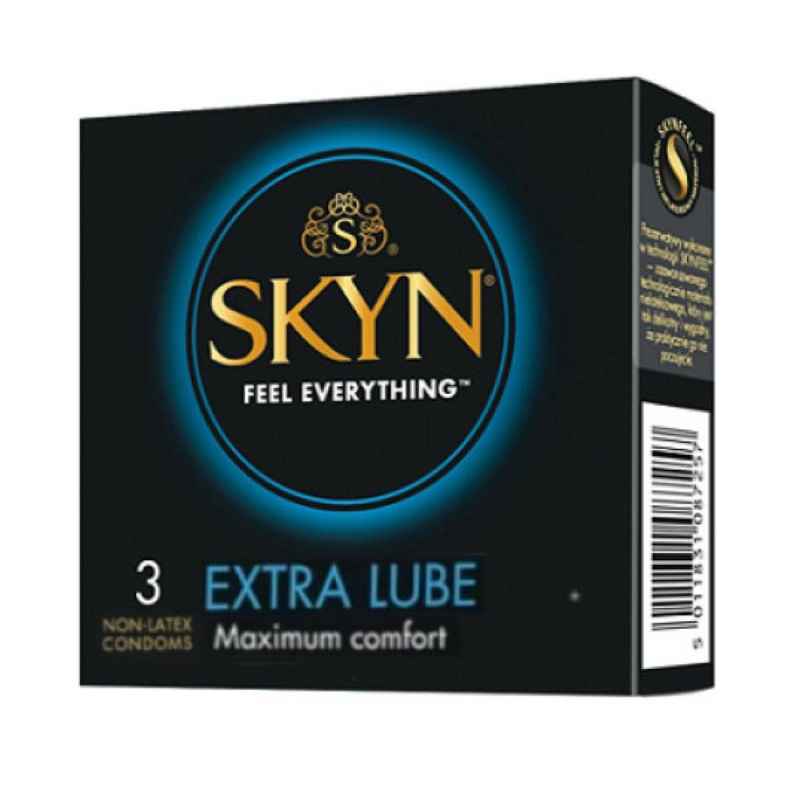 SKYN Extra Lube – bezlatexové kondomy (3 ks)
