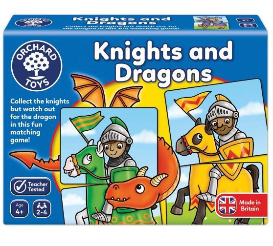 Knights and Dragons (Rytíři a draci) - hra z kategorie Karty, pexeso