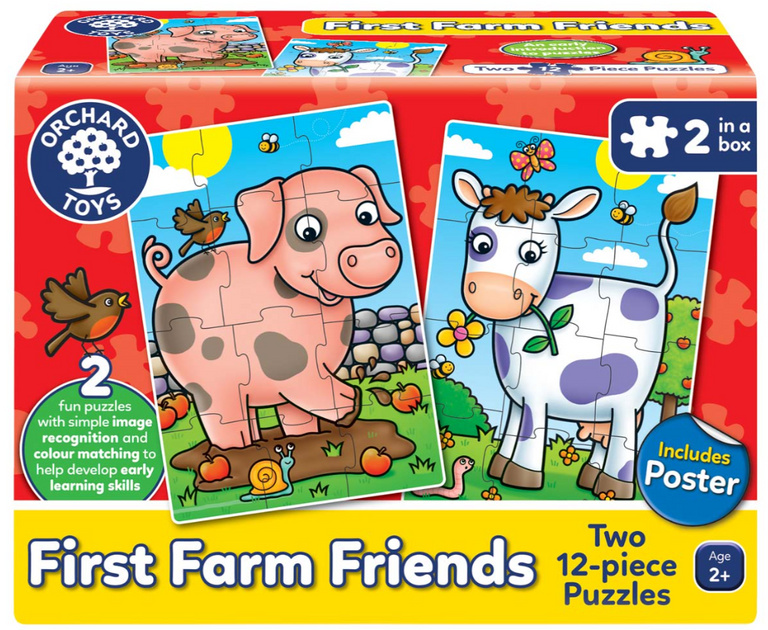 Puzzle Kamarádi z farmy - puzzle z kategorie Maxi dílky