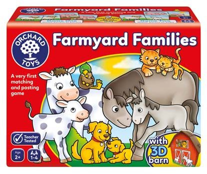 Rodiny zvířátek na farmě