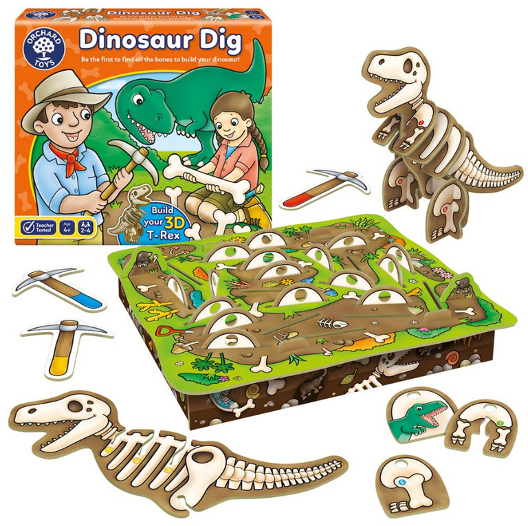 Dinosauří vykopávky - hra z kategorie Vzdělávací hry