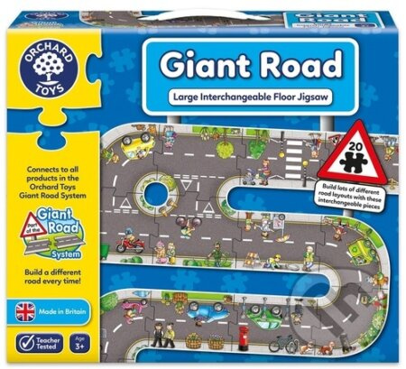 Obří silnice Velkorozměrné puzzle (Velká vyměnitelná podlahová skládačka) - puzzle z kategorie Maxi dílky