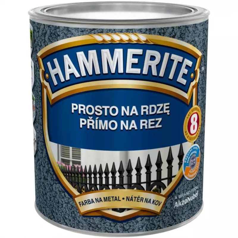 Hammerite kladívková černá 0,7 l