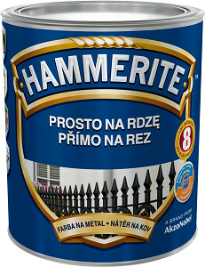 Hammerite hladká černá 0,7 l