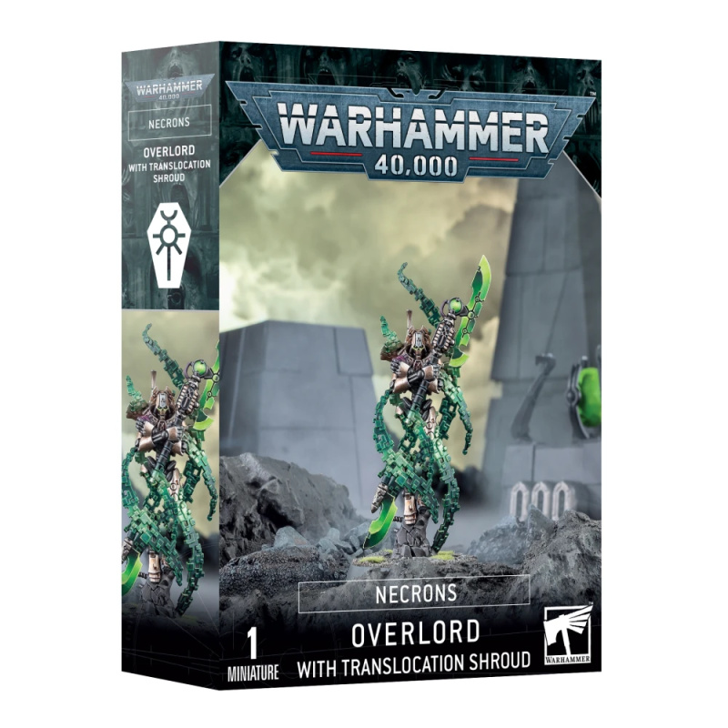 Warhammer 40000: Necrons - Overlord With Translocation Shroud