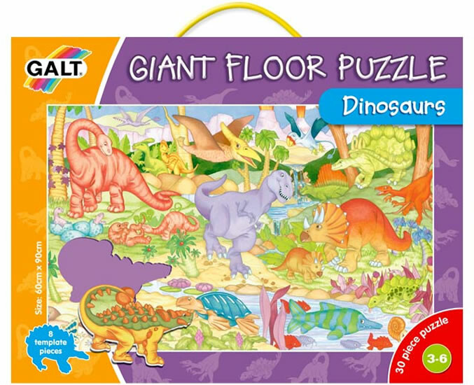 GALT Obří podlahové puzzle Dinosauři 30 dílků 115652