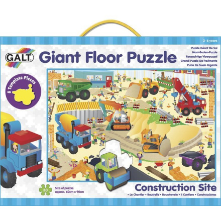 Galt obří podlahové puzzle Staveniště