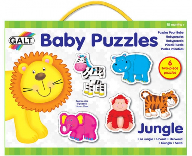 Galt Puzzle pro nejmenší - zvířátka v džungli