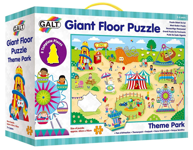 obří podlahové puzzle zábavní park 30 dílků