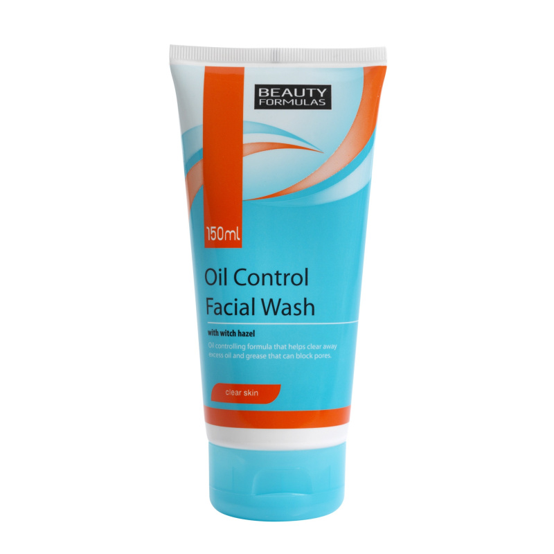 BEAUTY FORMULAS Čistící gel pro mastnou pleť s vilínem, 150 ml