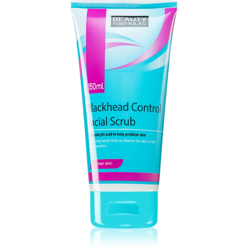 BEAUTY FORMULAS Pleťový scrub proti černým tečkám, 150 ml