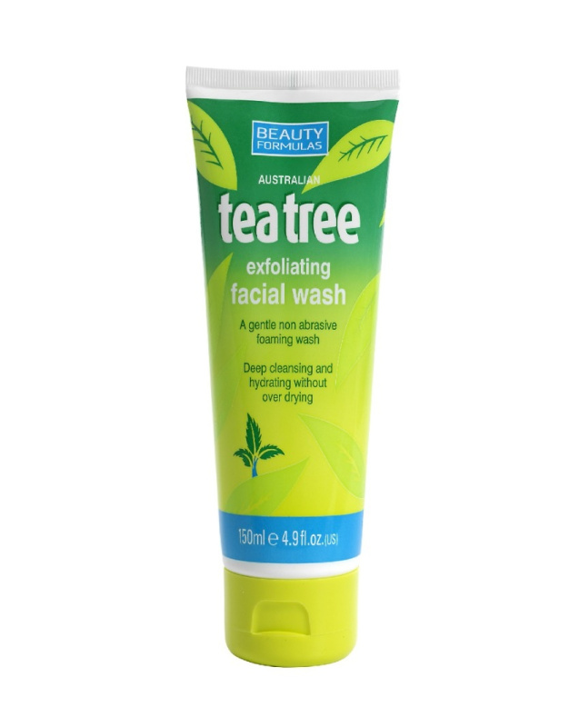 BEAUTY FORMULAS TEA TREE Pěnivý čistící gel na pleť, 150 ml