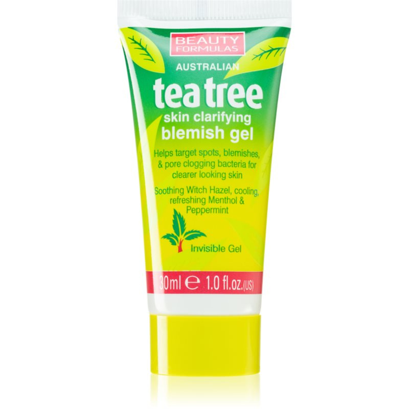 Beauty Formulas Tea Tree čistící gel na pleť, 30ml