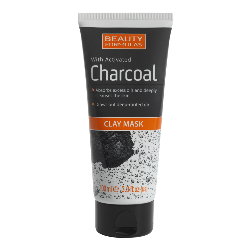 Beauty Formulas Charcoal hloubkově čisticí pleťová maska s aktivním uhlím 100 ml