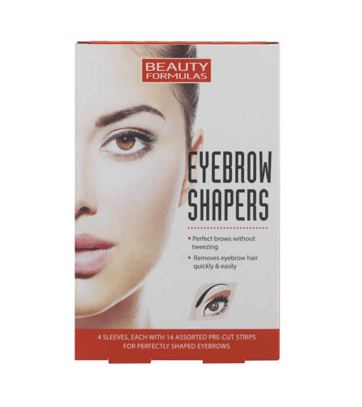 Beauty Formulas Eyebrow Shapers depilační pásky na obočí 4 ks