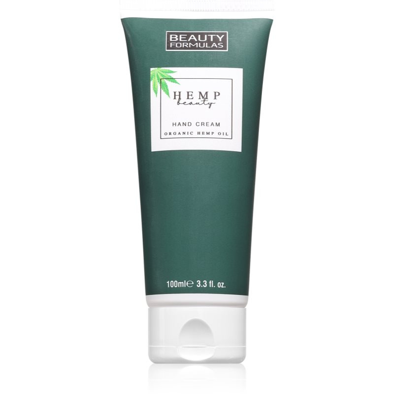 BEAUTY FORMULAS HEMP Krém na ruce s konopným olejem, 100 ml