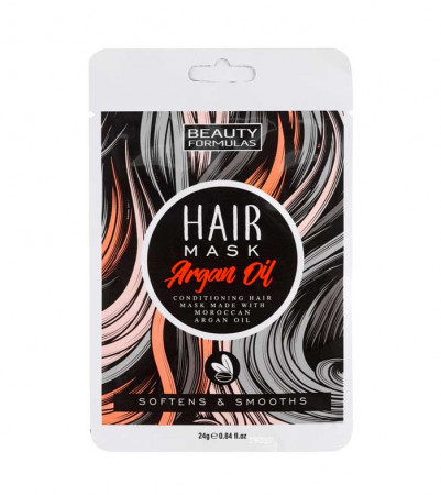 BEAUTY FORMULAS Maska na vlasy s arganovým olejem, 24 g
