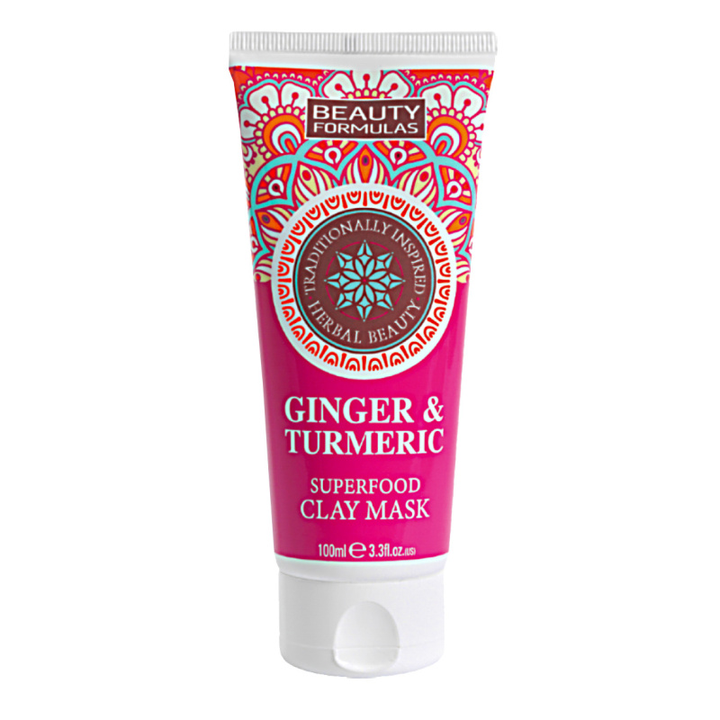 Beauty Formulas Jílová maska se zázvorem a kurkumou, 100ml